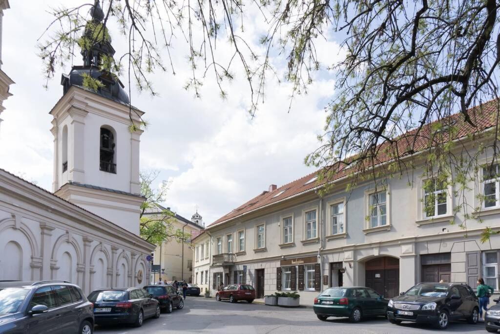 Private Sauna & 4 Bedrooms Old Town Rooftop Apartment Vilnius Bagian luar foto